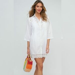🤍 NWT Pia Rossini Ola Beach Shirt